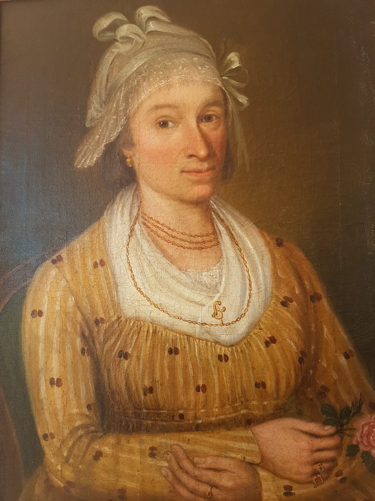 European paintings - Female pendant of the male Italian costume portrait
