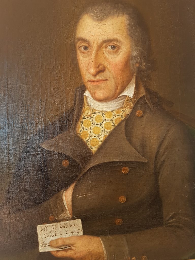 European paintings - Italian male portrait, end 18th century