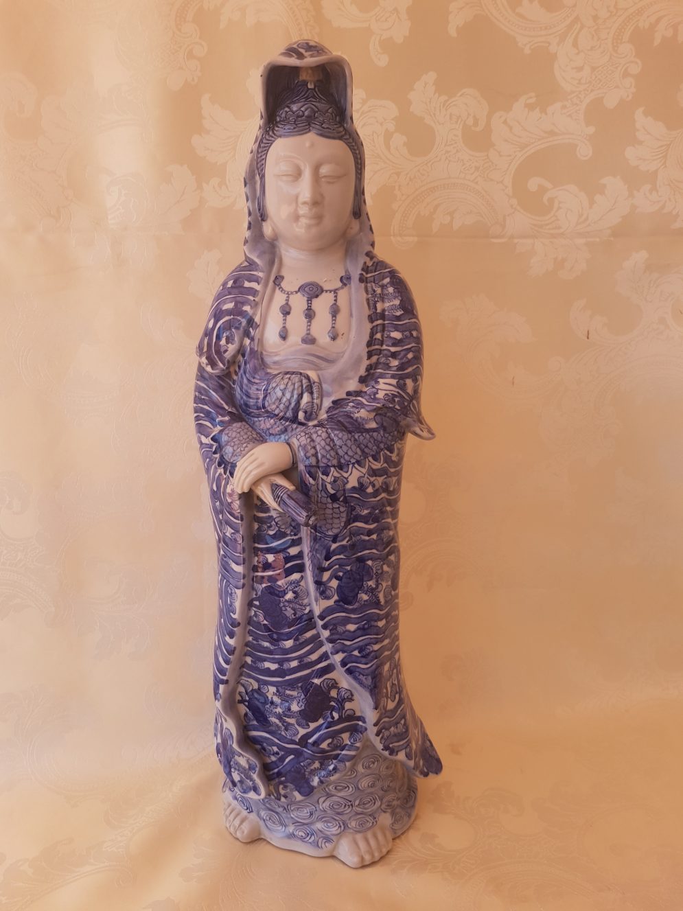 Japanese porcelain statue Guan Yin