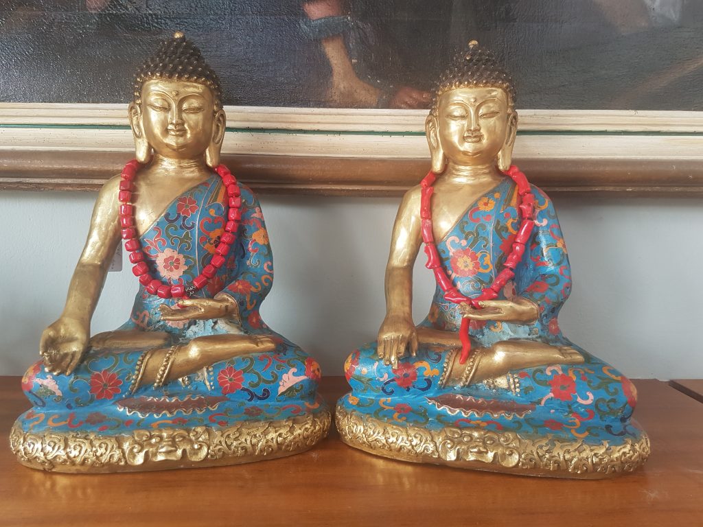 Sino Tibetan gilt bronze
