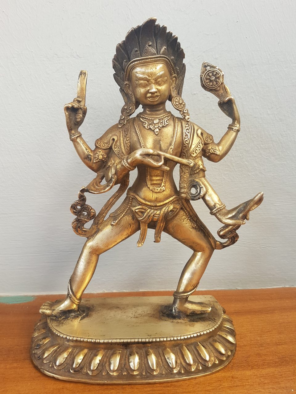 Sino Tibetan gilt bronze
