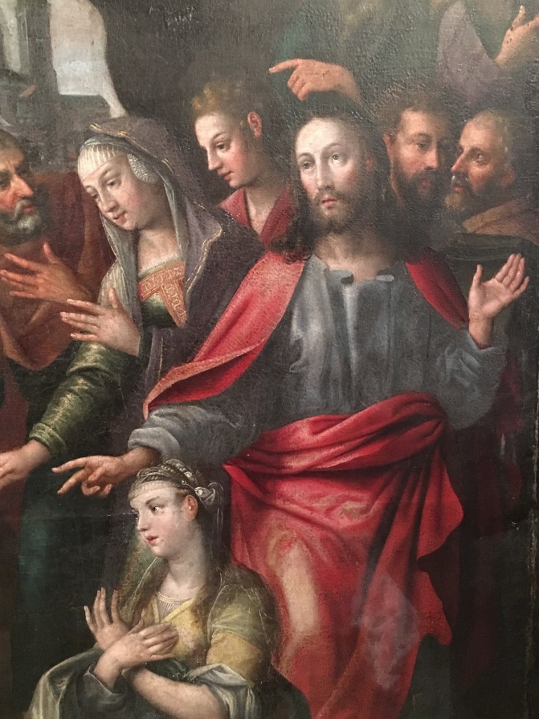 Resurrection of Lazarus Painting - Detail 1