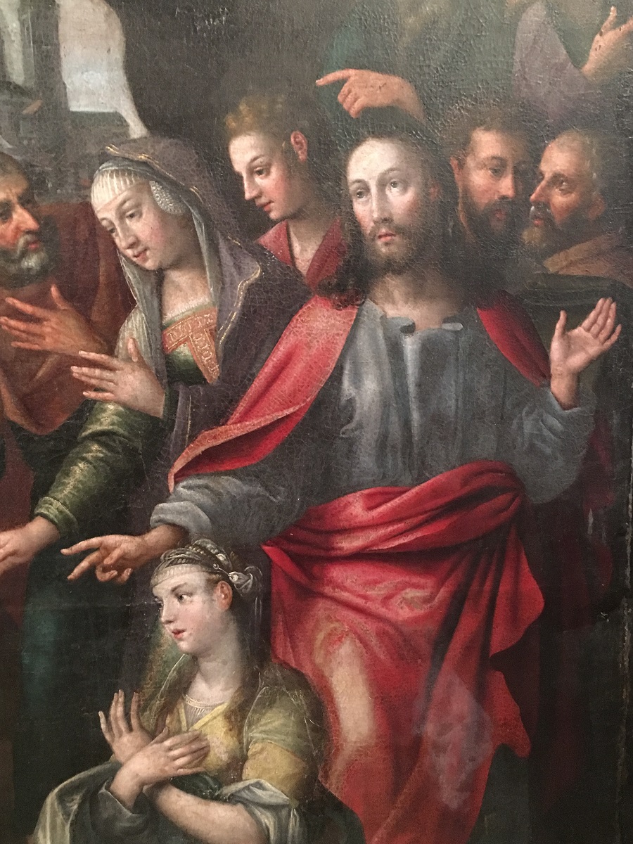 Resurrection of Lazarus Painting - Detail 1
