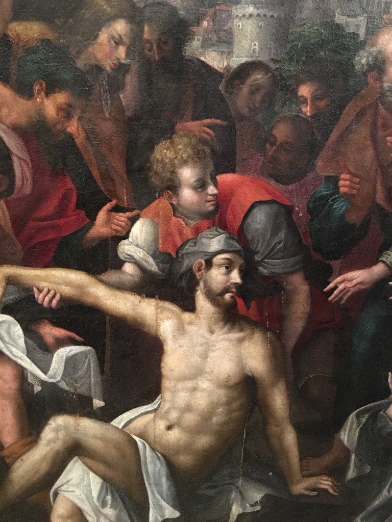Resurrection of Lazarus Painting Detail 2