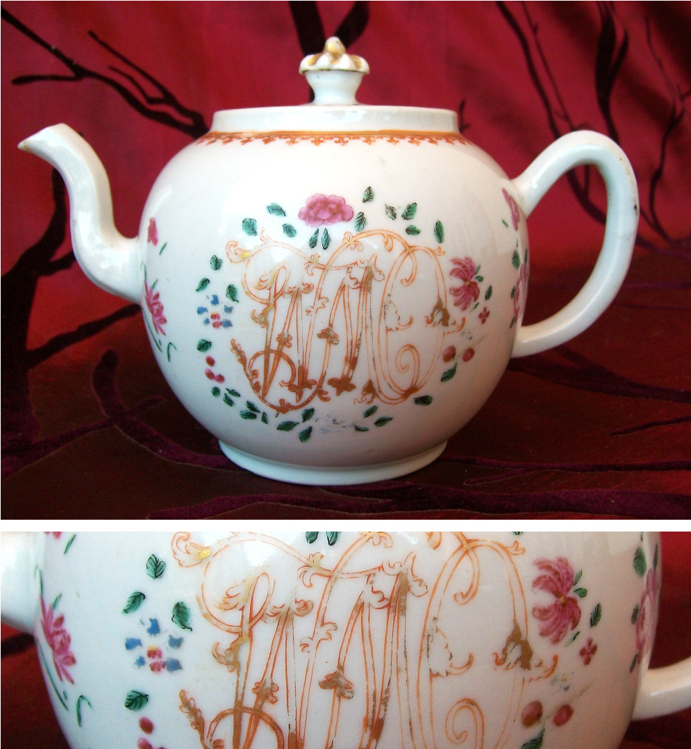 Chien-Lung-period-1735-1798-Famille-rose-chinese-teapot-with-monogram