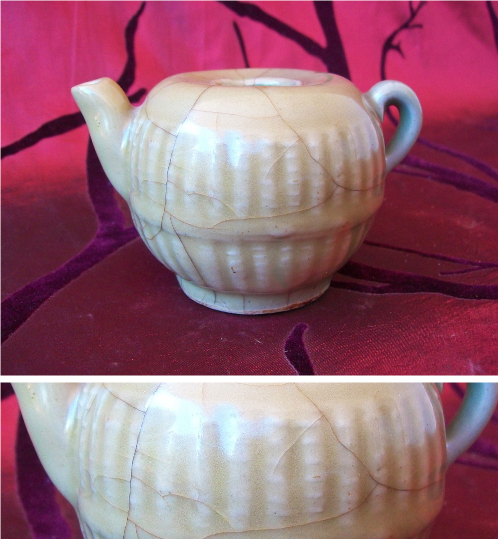 Song-celadon-teapot-Lid-missing