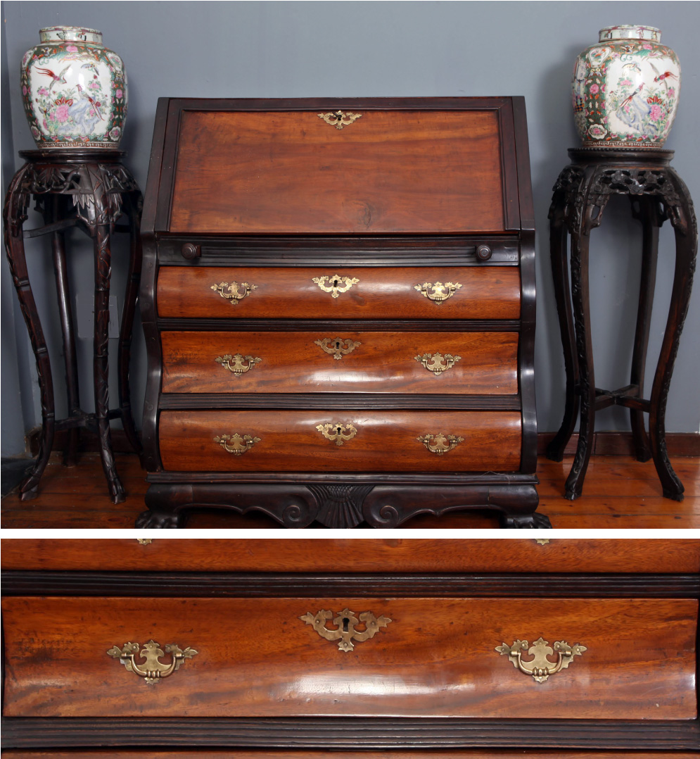 Dutch-colonial-bombe-bureau-Camphor-wood-and-indian-rosewood